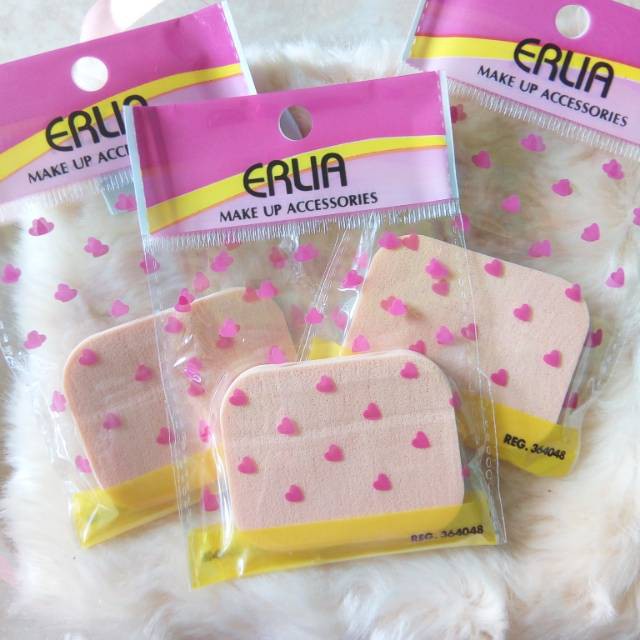 MARKASSHOP66-- 1 PCS ERLIA SPONS MAKEUP BEDAK MURAH