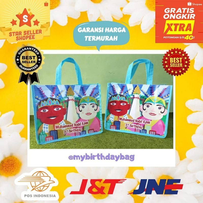 

Goodiebag ondel ondel / tas ultah ondel ondel / tas ultah termurah / EXCLUSIVE SHOPEE