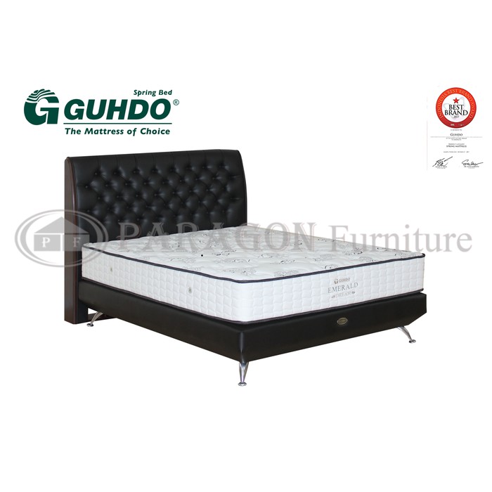 Spring bed Emerald 160x200 Virginian style - Full set Guhdo