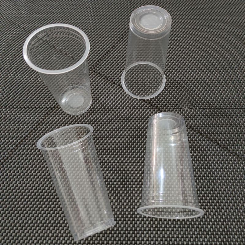gelas plastik 22oz datar UNIVERSAL 22 oz cup popice kopi susu jus buah