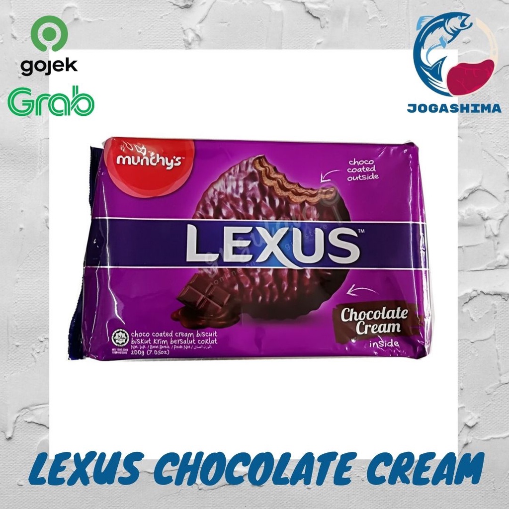 

Munchy's / munchys Lexus Chocolate cream/ biskuit krim coklat 200g