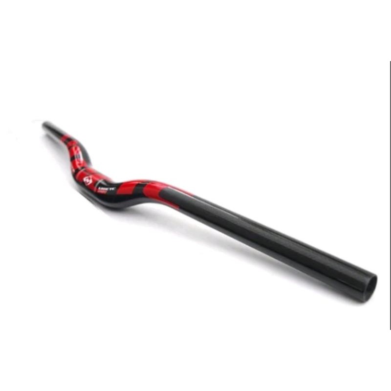 ULLICYC MTB Bicycle Handlebar Stang Sepeda Carbon Fiber 720mm CB186 Red Merah . karbon Stir bike