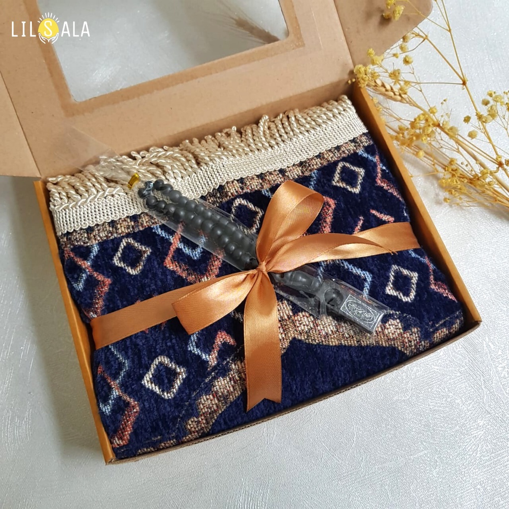 [BLTZ] LIMITED EDITION SAJADAH TURKI FREE TASBIH PACKING BOX SOUVENIR HAJI UMROH KADO GURU