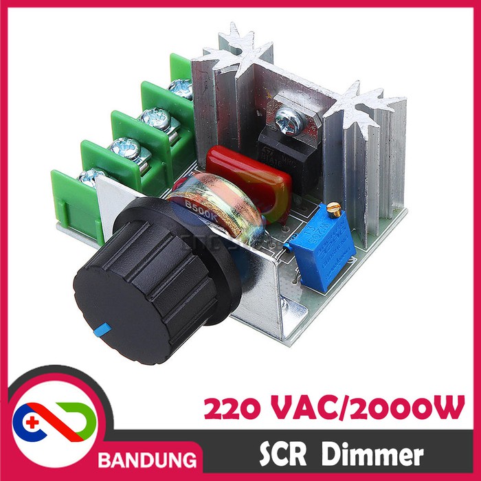 SCR 220 VAC 2000W DIMMER SPEED CONTROLLER MOTOR LAMPU