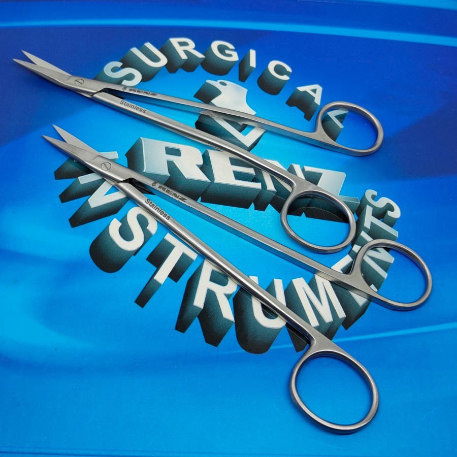 Alat Medis Alkes Gunting THT Dean Tonsil Scissor 17 cm|Renz Surgical|Gunting Medis|Gunting Operasi|Gunting Dokter|Gunting Bedah