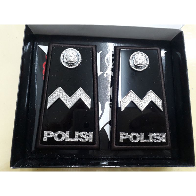 Pangkat Polisi PDH Aipda|Topi Polisi|Kaos Polisi|Sabuk Polisi|Kopel Polisi|Wing Polisi|Monogram|Helm