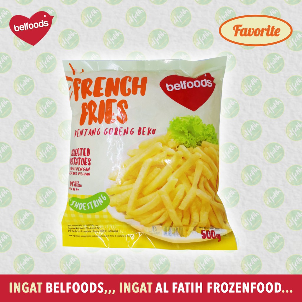 BELFOODS FAVORITE KENTANG GORENG SHOESTRING 500 GR