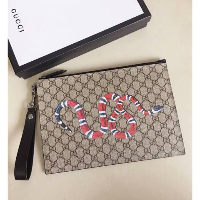 gucci snake clutch