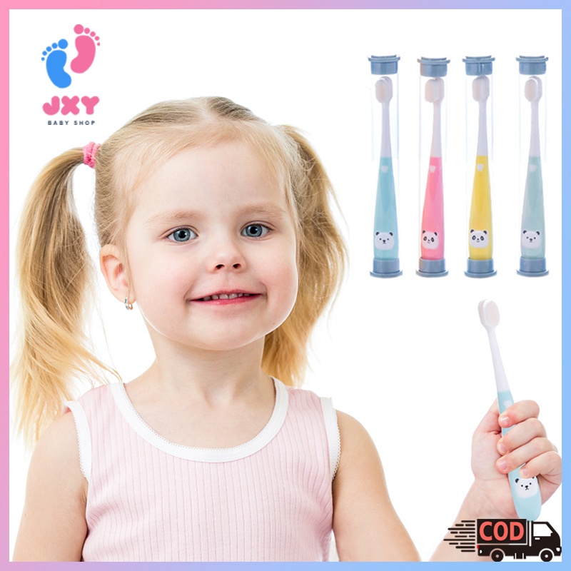 Sikat gigi anak/Anak Bulu Halus Lembut Training Tooth Brush Karakter Panda/Sikat gigi kartun  L280