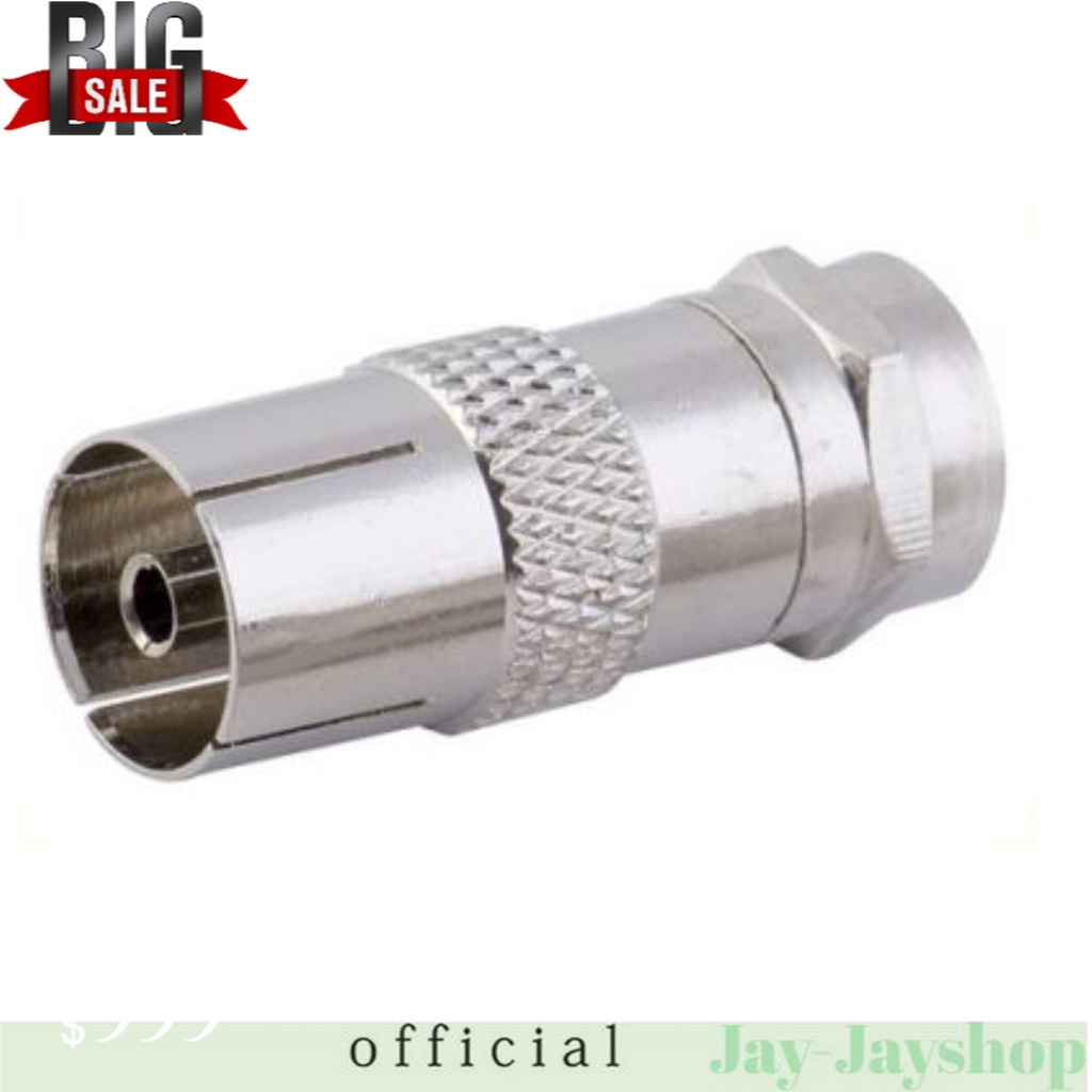 CONNECTOR F MALE TO PAL FEMALE / JACK KONEKTOR PAL CEWEK