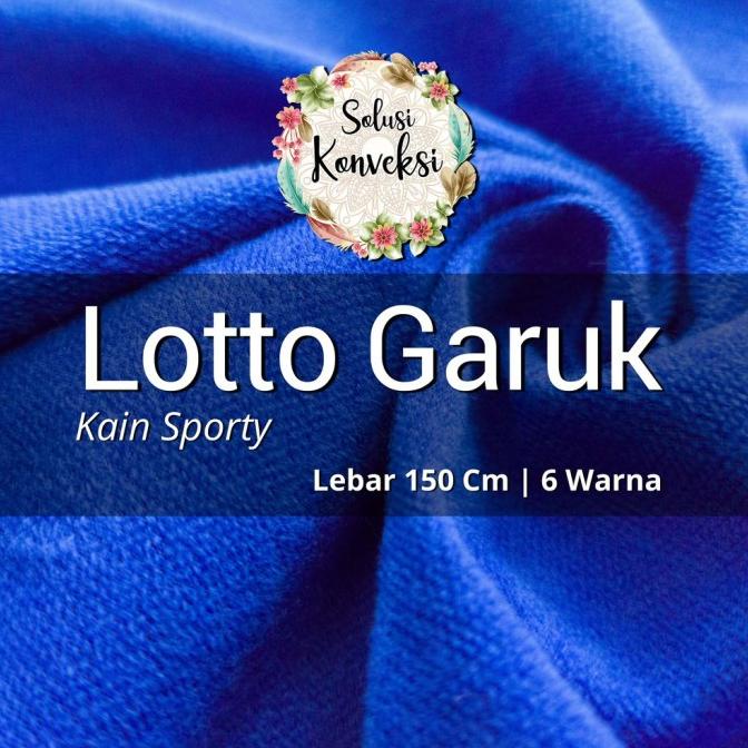 Kain Lotto Garuk per Kg | Kain Olahraga | Bahan Baju Olahraga