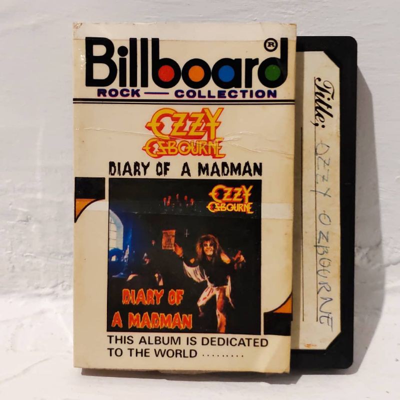 Kaset Pita Ozzy Osbourne - Diary Of Madman