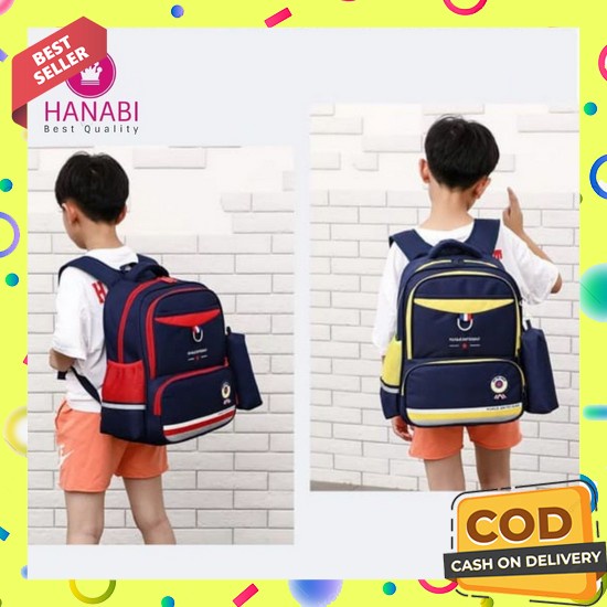 Bred.Id Tas Sekolah Marvel Logo Anak Laki Laki Spiderman Captain America Ironman Kapasitas Besar Tas
