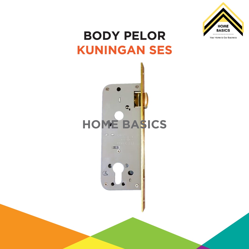 Body Pelor Kunci Pintu Kuningan SES / Bodi Kunci / Isi Kunci