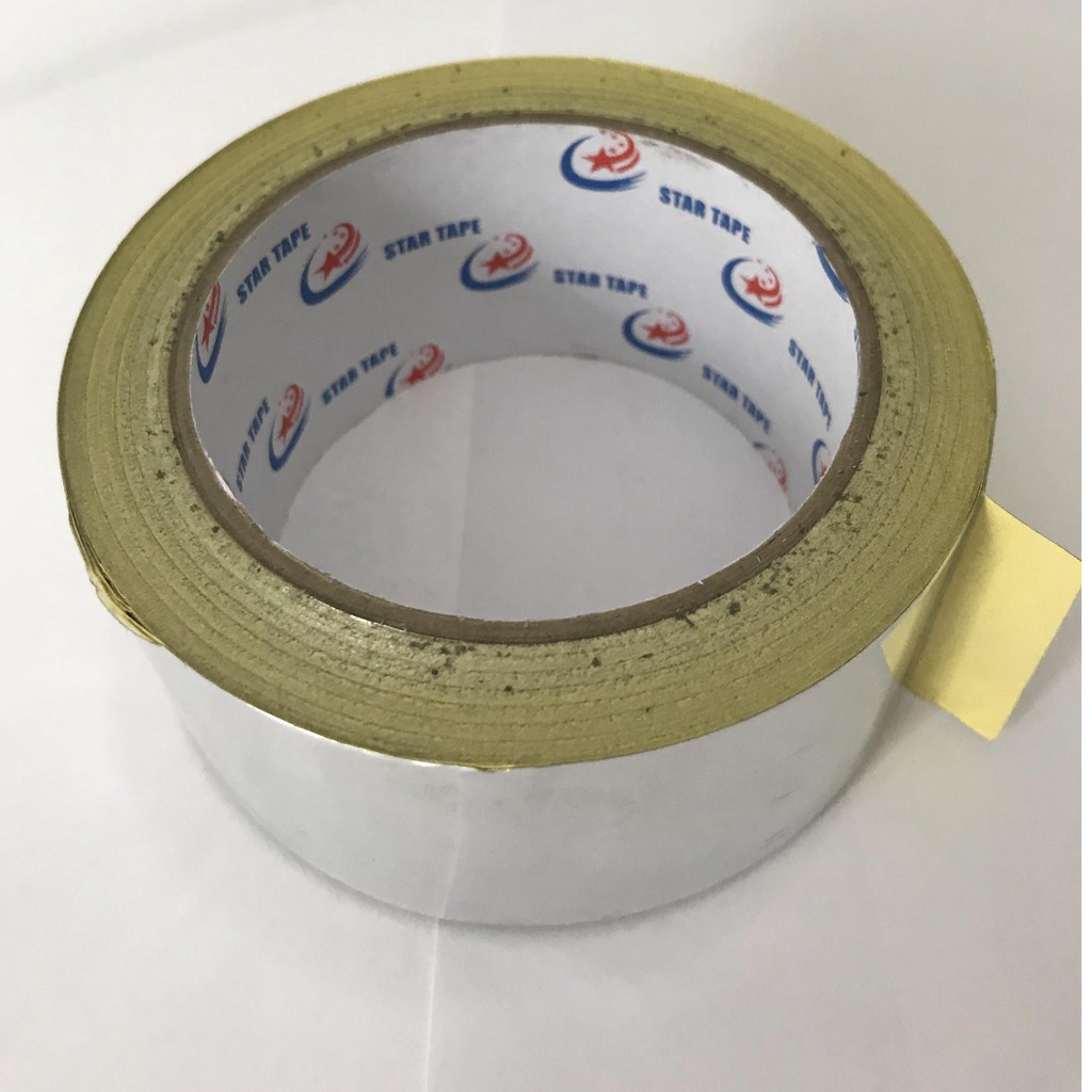 LAKBAN ALUMINIUM FOIL TAPE 2" 48MM X 20METER ALUMUNIUM TAPE TAHAN PANAS ...