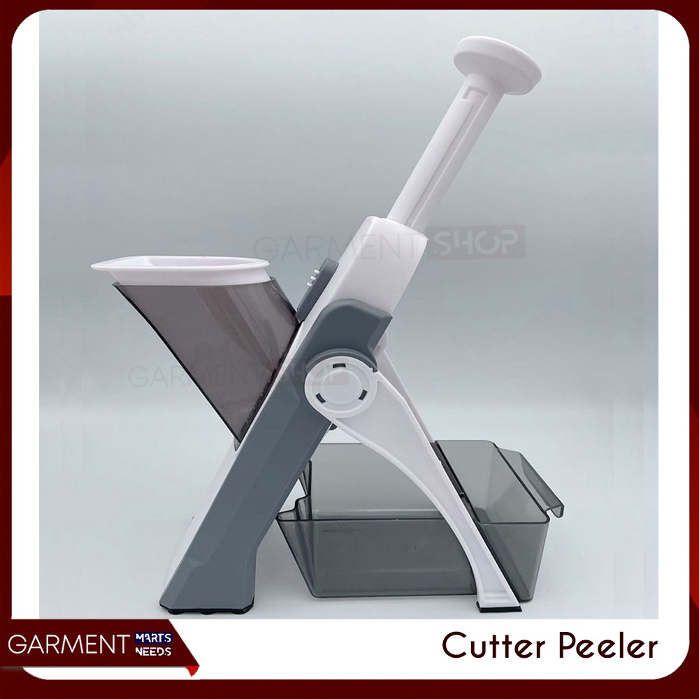 Alat Parutan Serbaguna Otomatis Peniris Pemotong Kentang Wortel Keripik Sayur Praktis Pencet