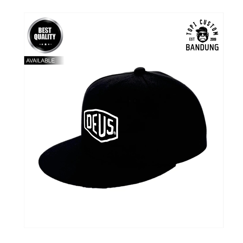 Topi Snapback DEUS Topi Pria Topi Wanita DEUS Bisa COD Original High Premium Quality