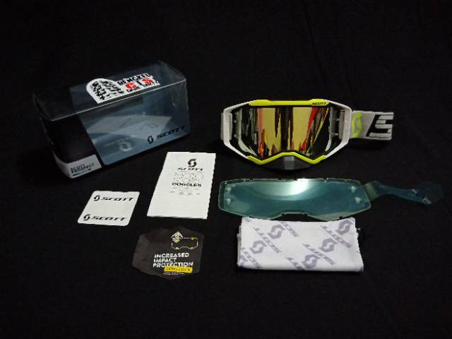 Kacamata Goggle SCOTT Prospect + Clear Lensa Motocross Enduro Trail Adventure