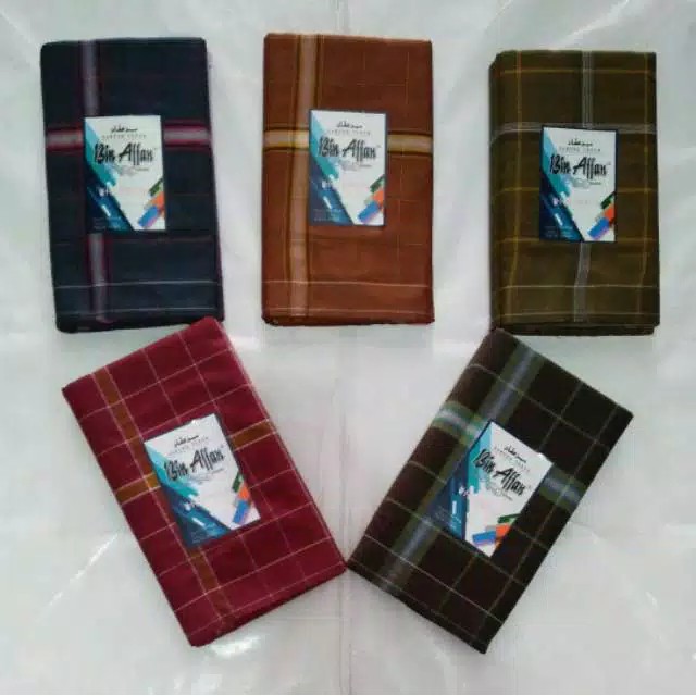Sarung Tenun Bin Affan Dewasa Pria Motif Donggala