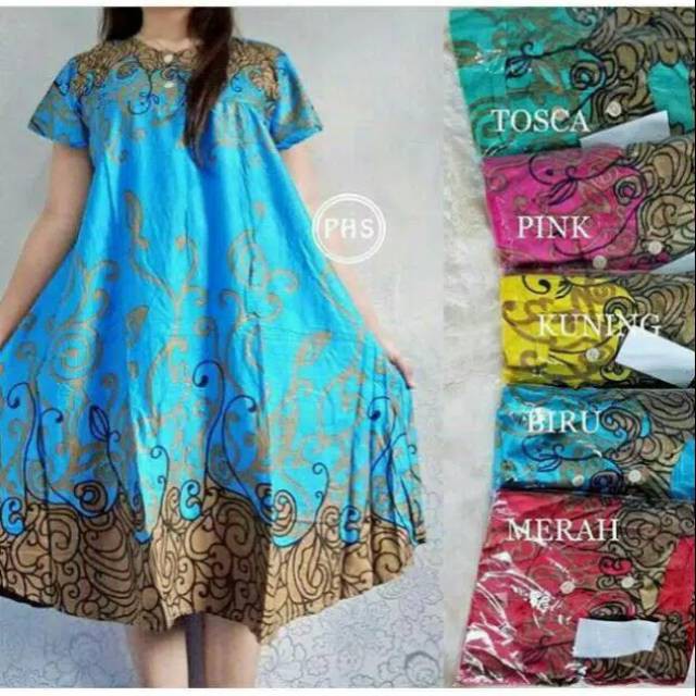 (PILIH WARNA) daster payung tatto - Baju daster payung batik bali busui - daster murah - batikaneka