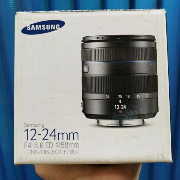 Lensa SAMSUNG 12-24mm F4-5.6 ED SEIN New Kamera Mirorless Samsung NX