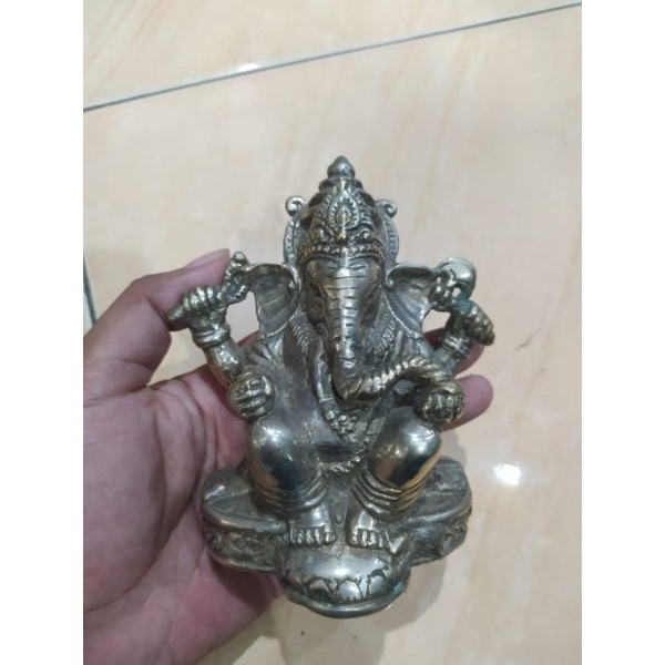 Patung Dewa Ganesha Perunggu