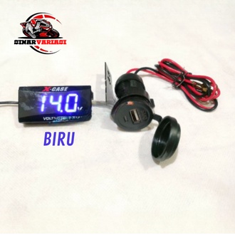 VOLTMETER AKI MINI PLUS USB CASAN HP BULAT MOTOR