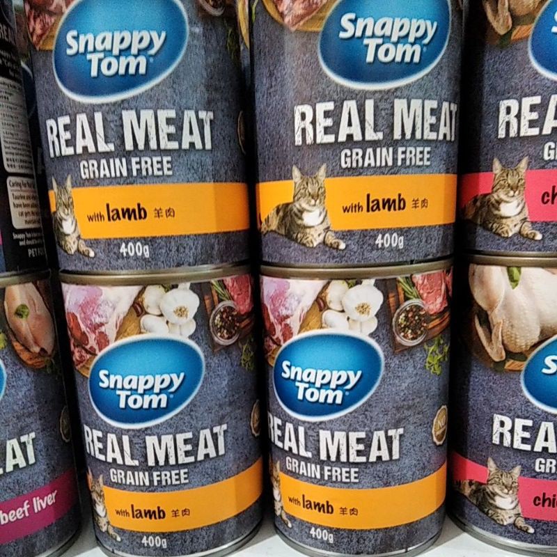 Snappy Tom Adult all Varian 400 gram Makanan Kucing Kaleng Basah