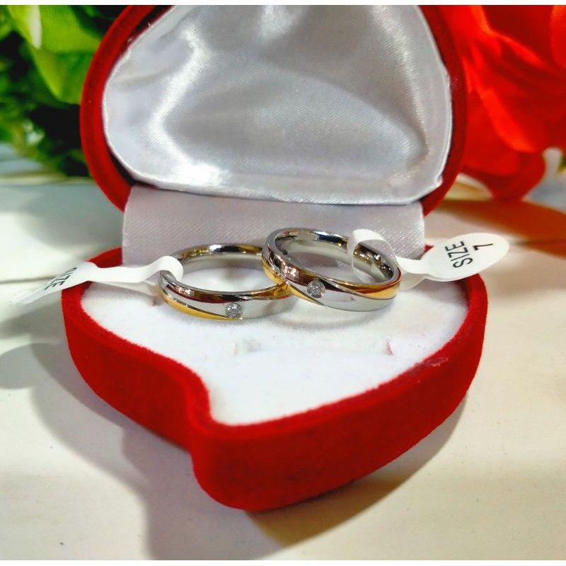 CINCIN COUPLE+BOX CINCIN LOVE/CINCIN TUNANGAN/CINCIN KAWIN