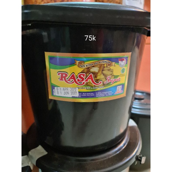 Jual Tape Ketan Cap Rasa Kemasan Ember Oleh Oleh Kuningan Shopee