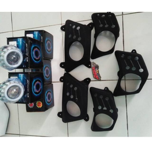 paket reflektor lampu stoplam custume proji ninja r rr new