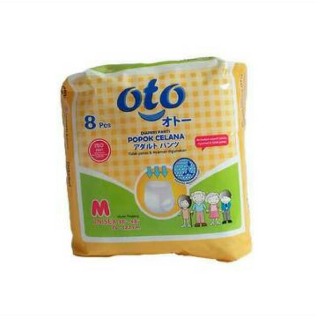 Popok Dewasa Oto Pants M8 / popok dewasa oto tipe celana M isi 8