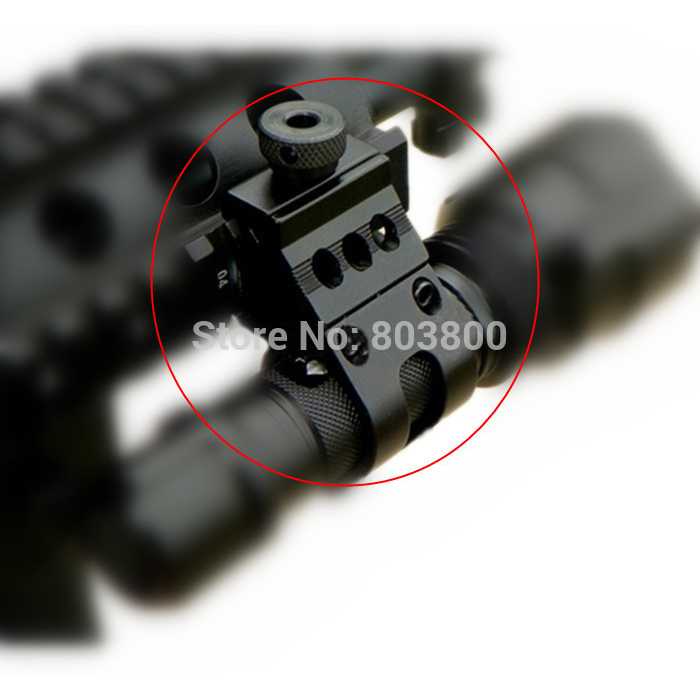 (BISA COD) RVOSTR Gun Mount Senter 25.4mm - HS-FM001