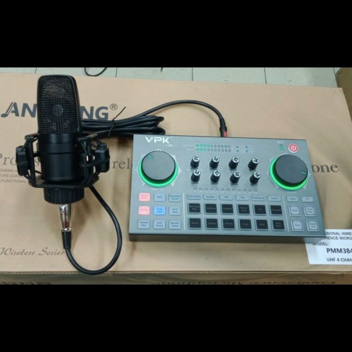 SoundCard VPK I 99 Microphone VPK I99 Mic Rekaman Studio Original