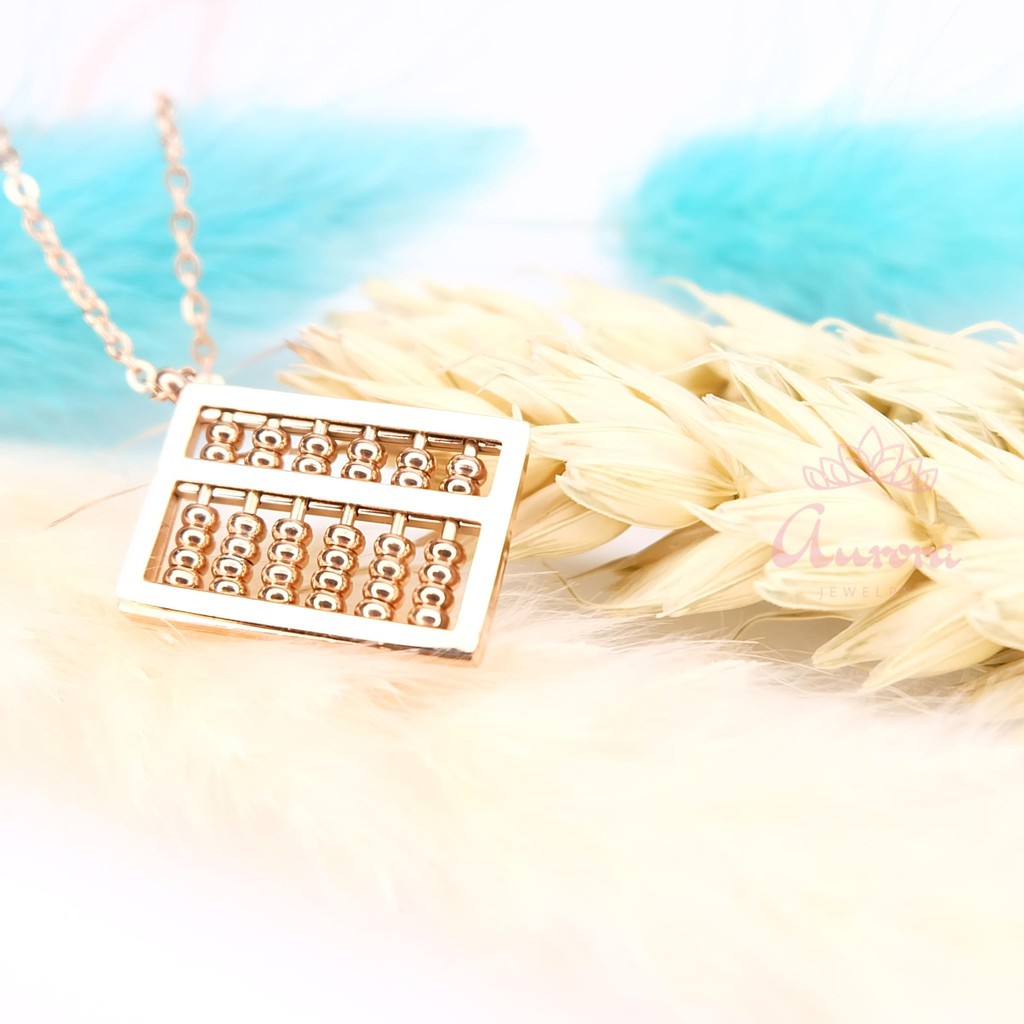 Kalung Gold Abacus N26 by Aurora Jewelry®