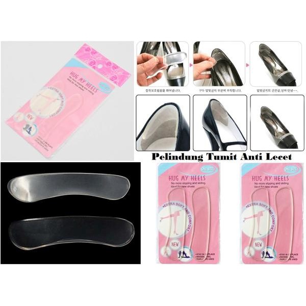 Hug My Heels Gel Silicone Silikon Pelindung Punggung Tumit Kaki HQ