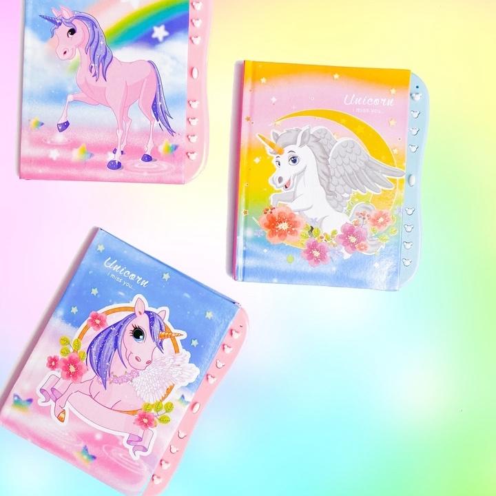 

Garansi Aman.. Buku diary kunci dreamy unicorn