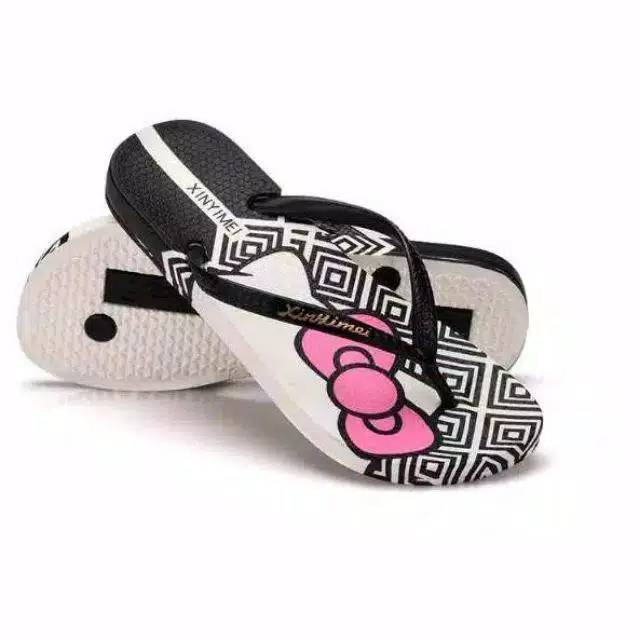 Sandal jepit hello kitty