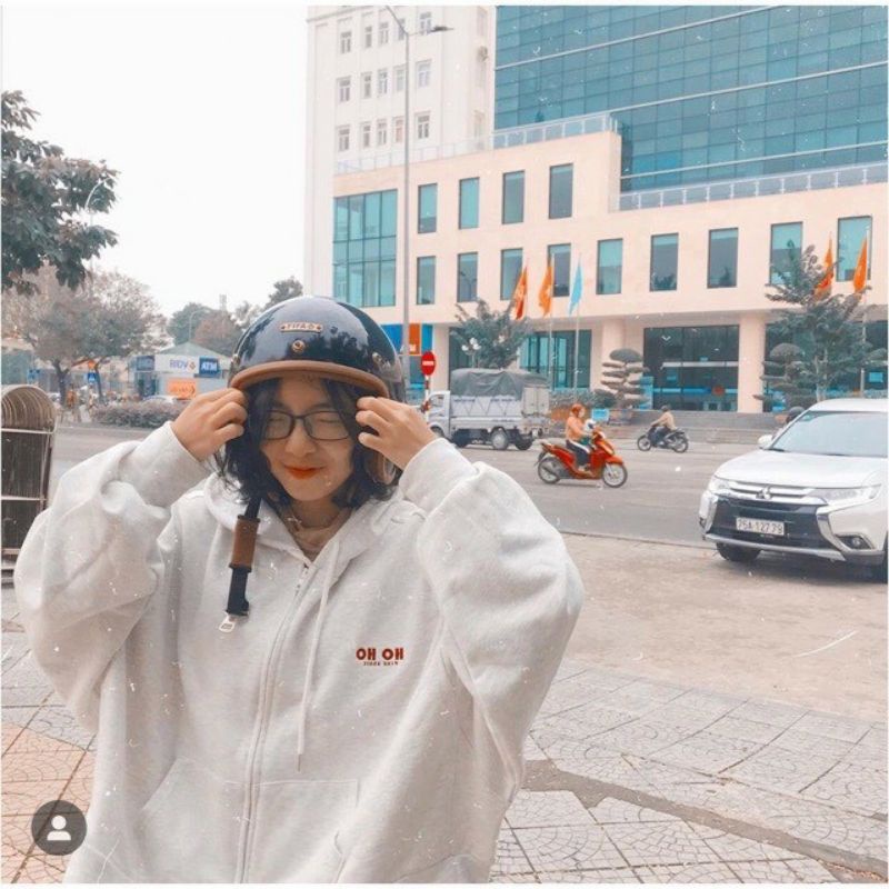 Zip Hoodie OH OH since 2019 BIGSIZE [S - XXXXXL(6XL)] Korean Style / Jaket Zipper Sleting HOHO Cute JUMBO Urban Ulzzang streetwear