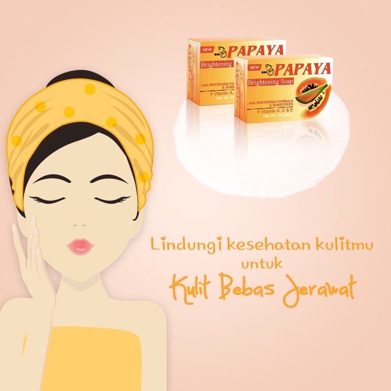 RDL SABUN PEPAYA ASLI