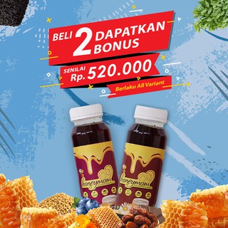 PAKET SUPER ISI 2 Botol Pelancar ASI Madu Honeymom