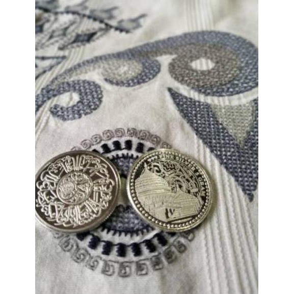 ✤Ayo Borong.. 1.6 Dirham Shalawat 1/25 Uqiyah, Koin Silver 5 Gram Sala Workshop 999 **A