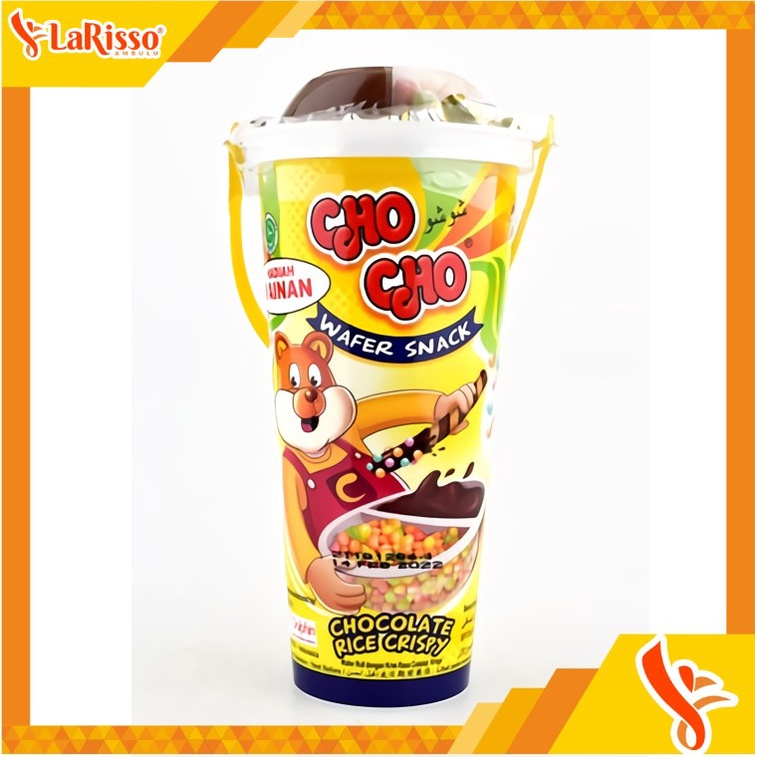 

CHO CHO WAFER SNACK 40GR RASA CHOCO RICE CRISPY