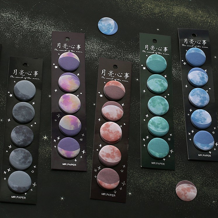 

SECRET OF THE MOON STICKY NOTES CATATAN TEMPEL