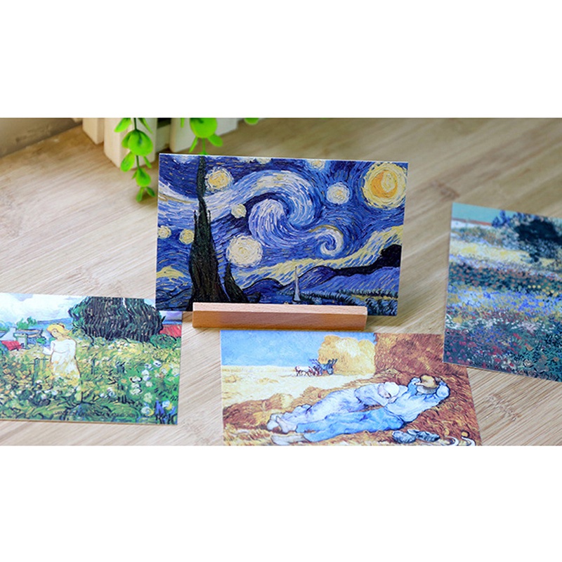 Theredsunrisesiwy.Id 30 Lembar / Lot Kartu Pos Motif Lukisan Van Gogh Vintage