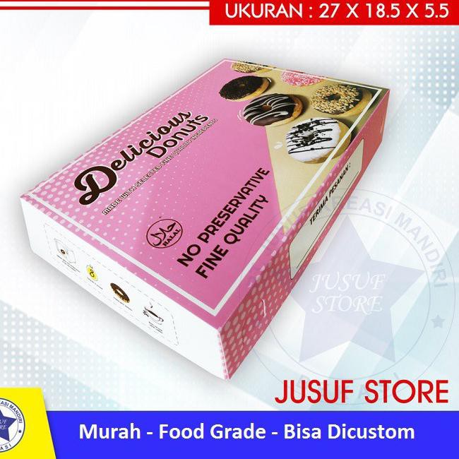 

JGVO Box Dus Donat isi setengah lusin Spesial Order
