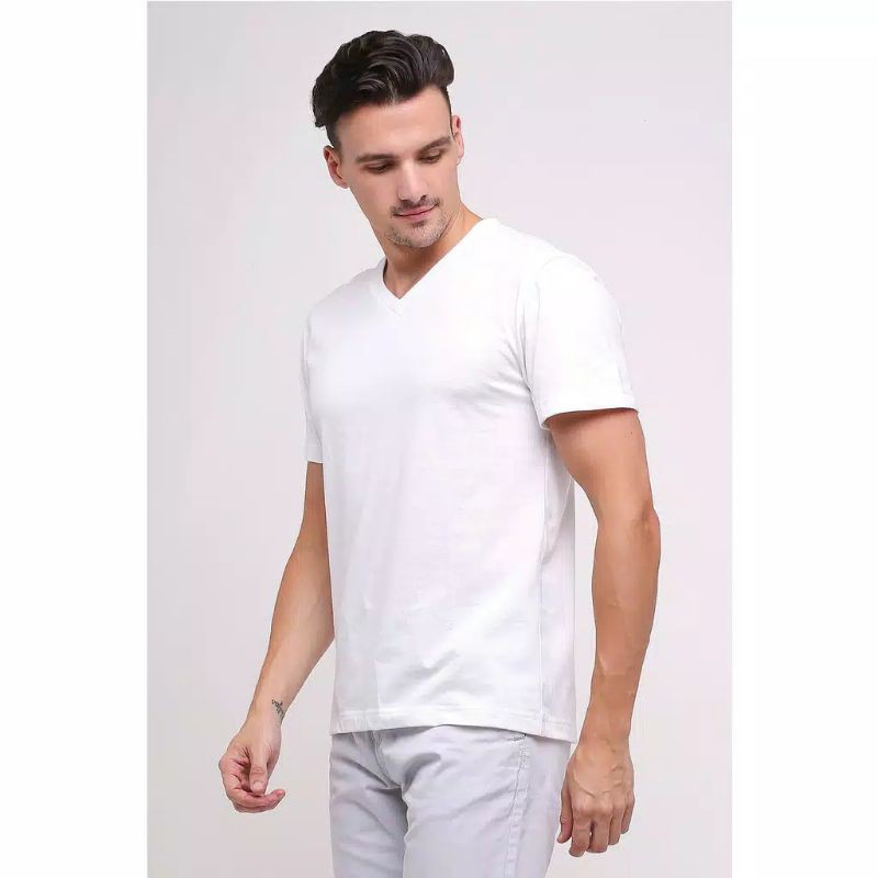 GTMAN kaos OBLONG TVSM tshirt man V-NECK Original