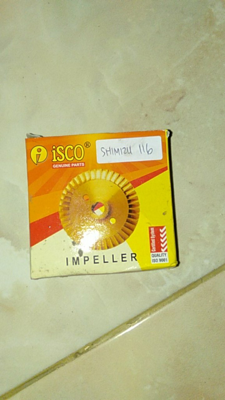 Impeller Pompa Air Shimizu Ps 116 Kuningan Asli