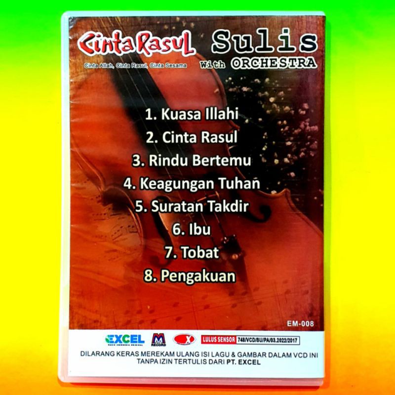 Kaset Original Lagu Islami Terbaru Video Musik Lagu Sulis Terpopuler Lagu Religi Terpopuler Shopee Indonesia