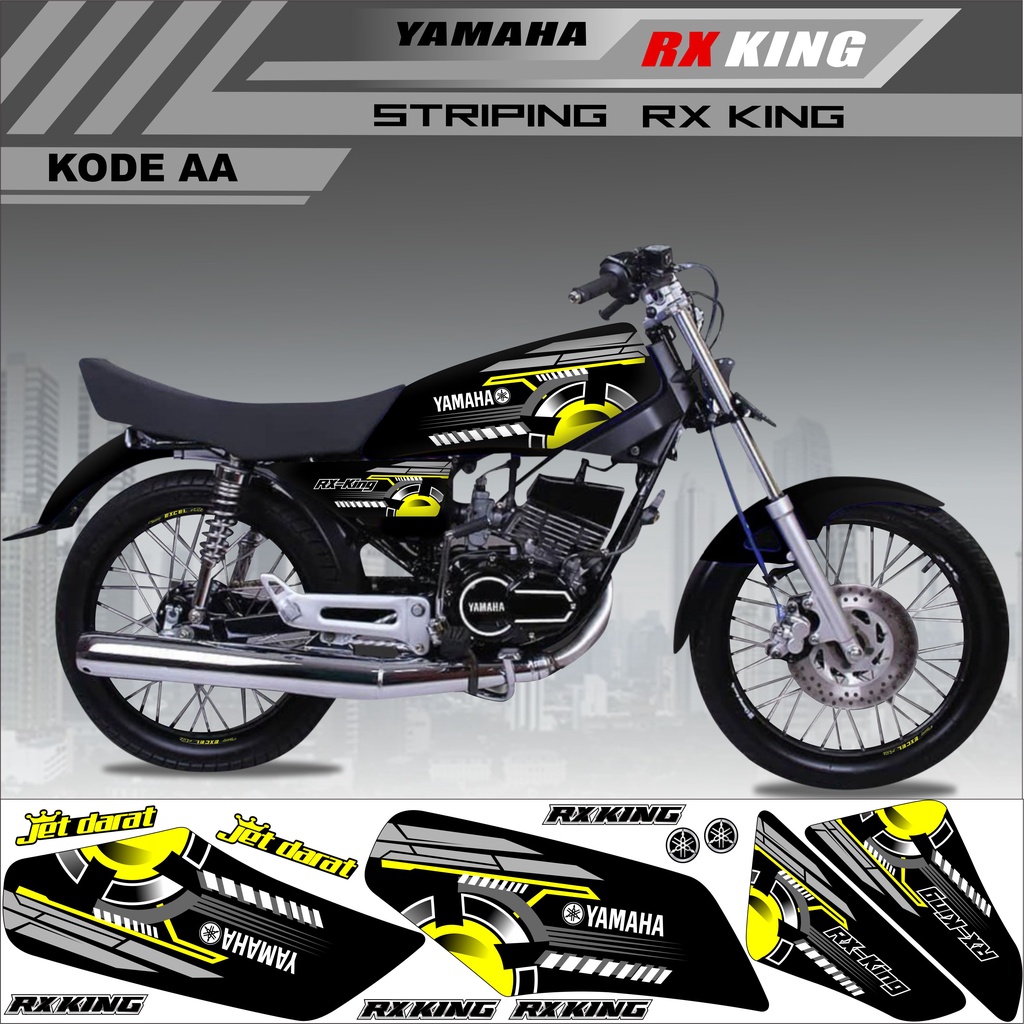 Striping Rx King Variasi/ Stiker Custom Rx King / Sticker Rx King VARIASI AA